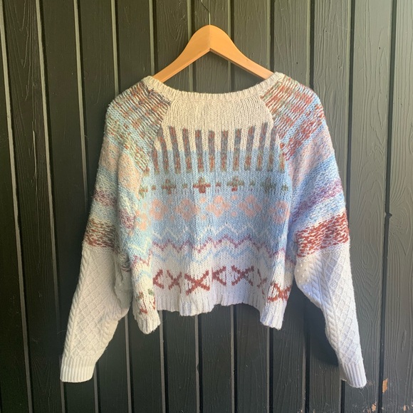 Anthropologie Daily Practice Cropped Sweater Size M/L - Picture 3 of 5